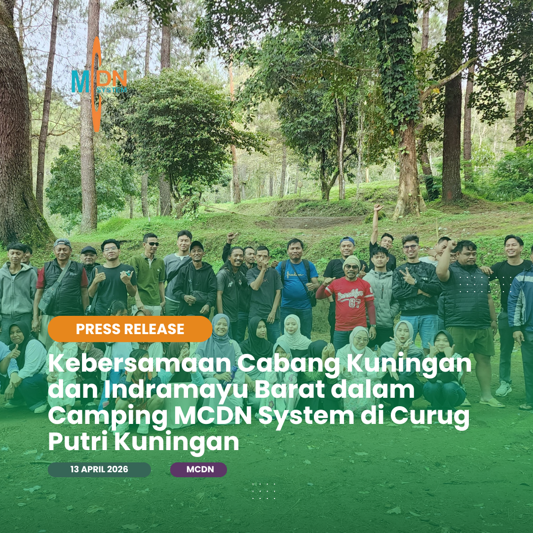 Kebersamaan Cabang Kuningan dan Indramayu Barat dalam Camping MCDN System di Curug Putri Kuningan