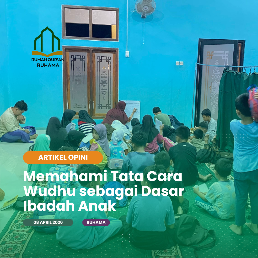 Memahami Tata Cara Wudhu sebagai Dasar Ibadah Anak