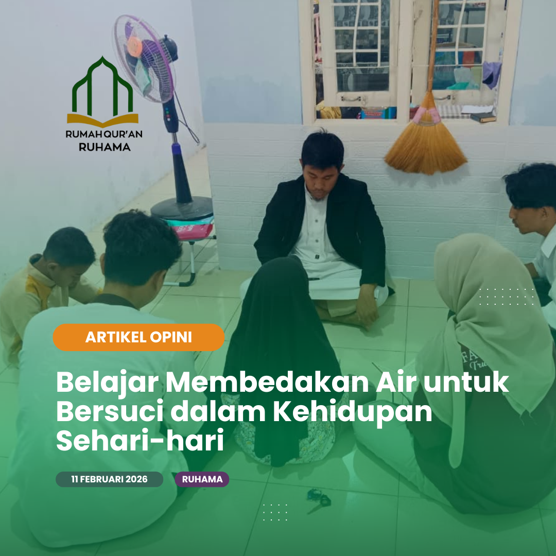 Belajar Membedakan Air untuk Bersuci dalam Kehidupan Sehari-hari
