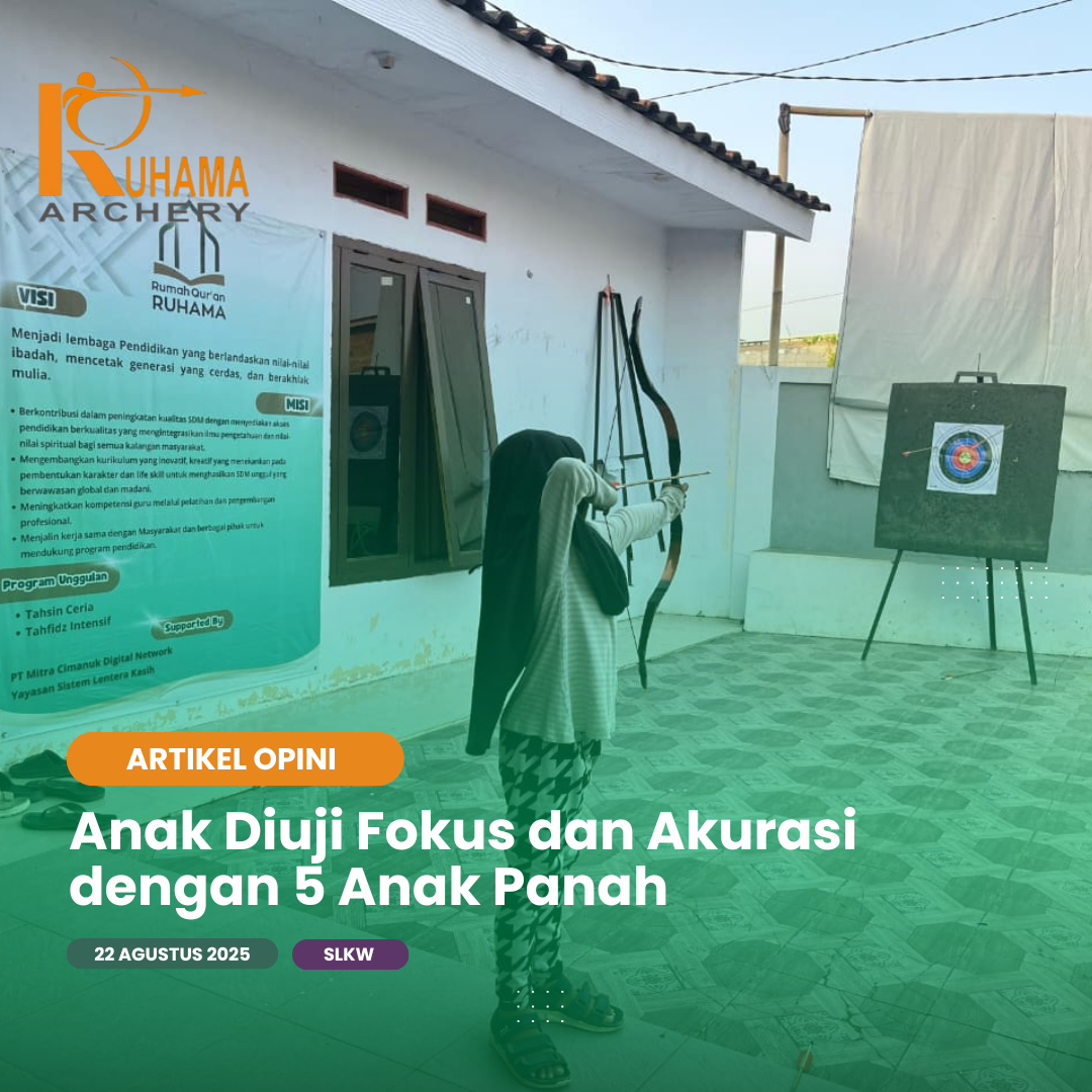 Anak Diuji Fokus dan Akurasi dengan 5 Anak Panah