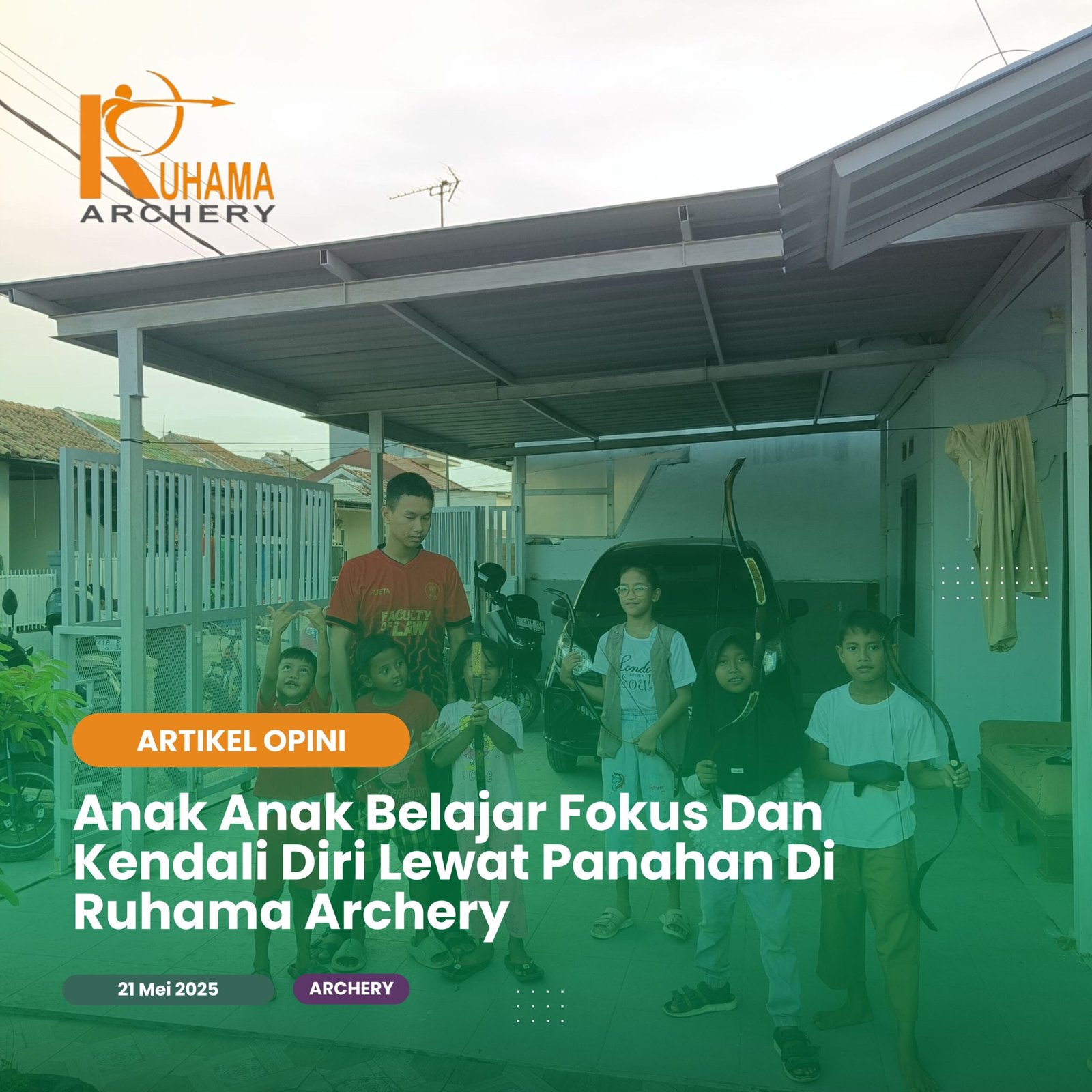 Anak Anak Belajar Fokus Dan Kendali Diri Lewat Panahan Di Ruhama Archery