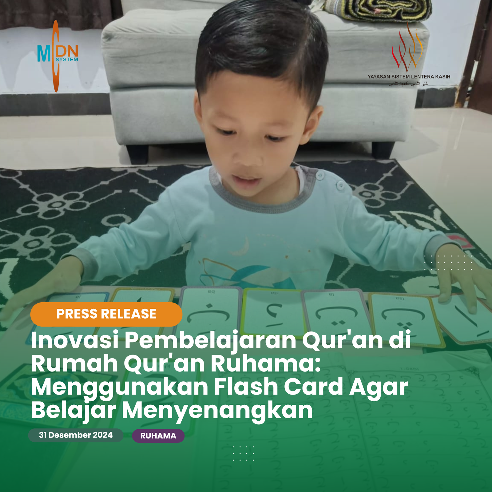 Inovasi Pembelajaran Qur’an di Rumah Qur’an Ruhama: Menggunakan Flash Card Agar Belajar Menyenangkan