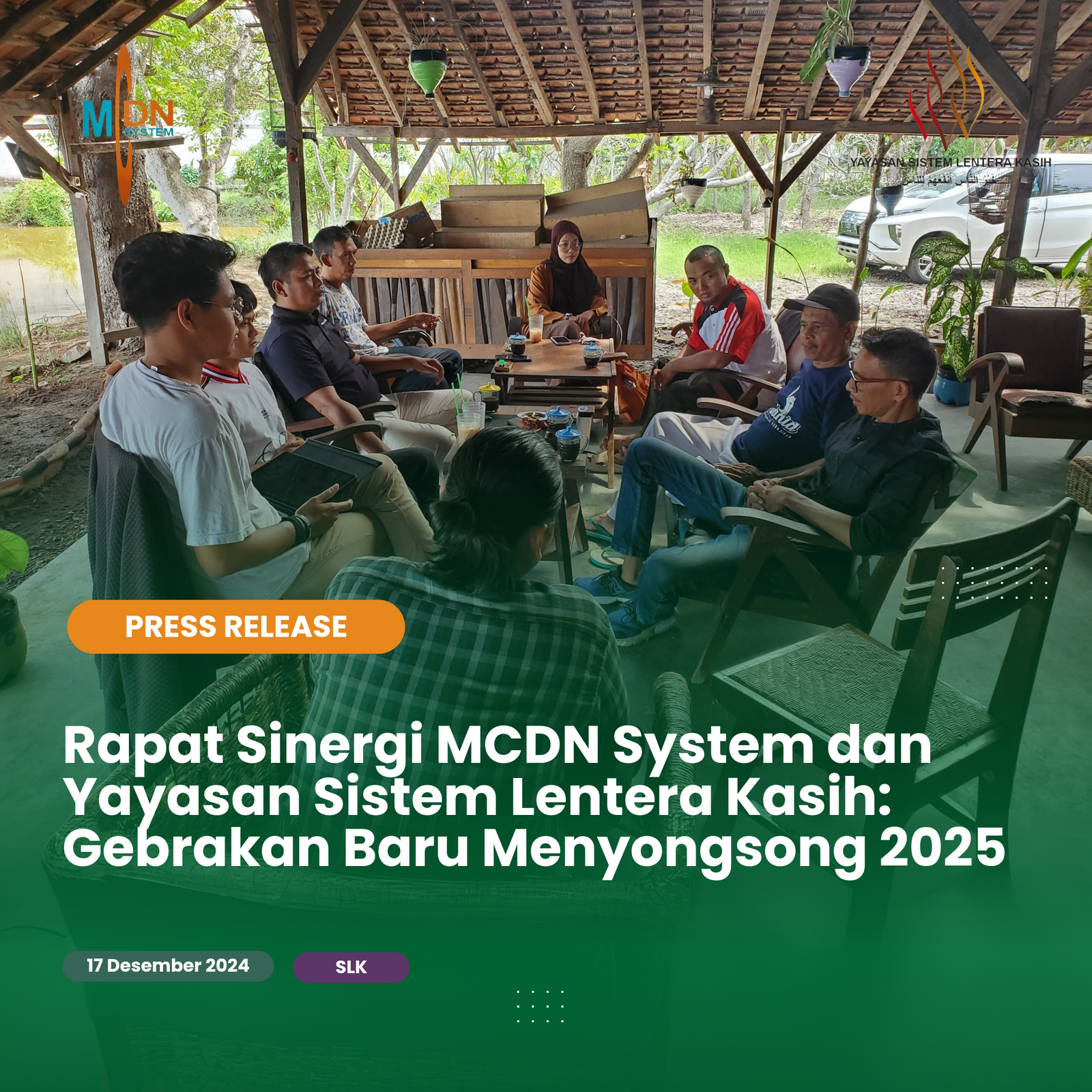 Rapat Sinergi MCDN System dan Yayasan Sistem Lentera Kasih: Menatap 2025 dengan Gebrakan Baru