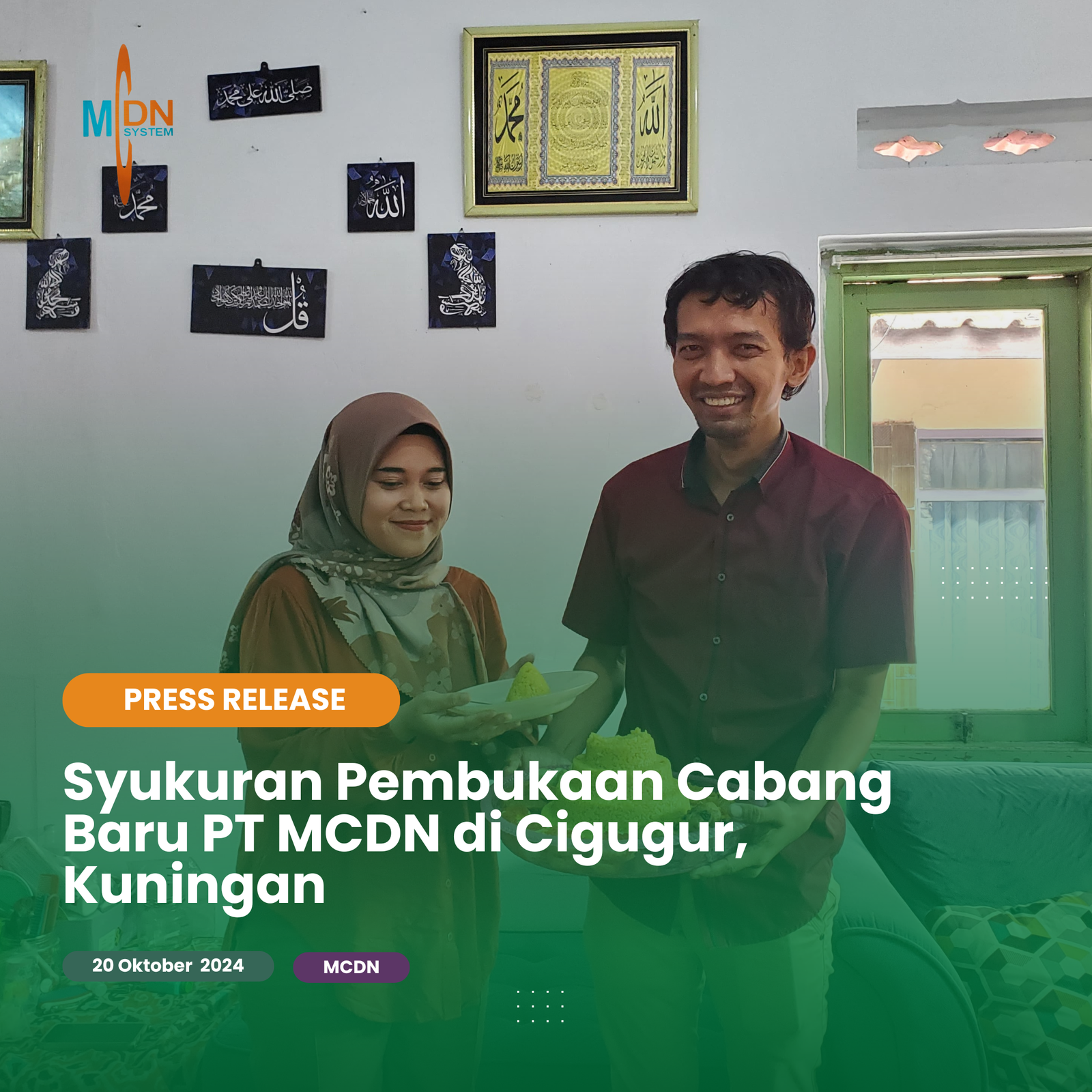 Syukuran Pembukaan Cabang Baru PT MCDN di Cigugur, Kuningan