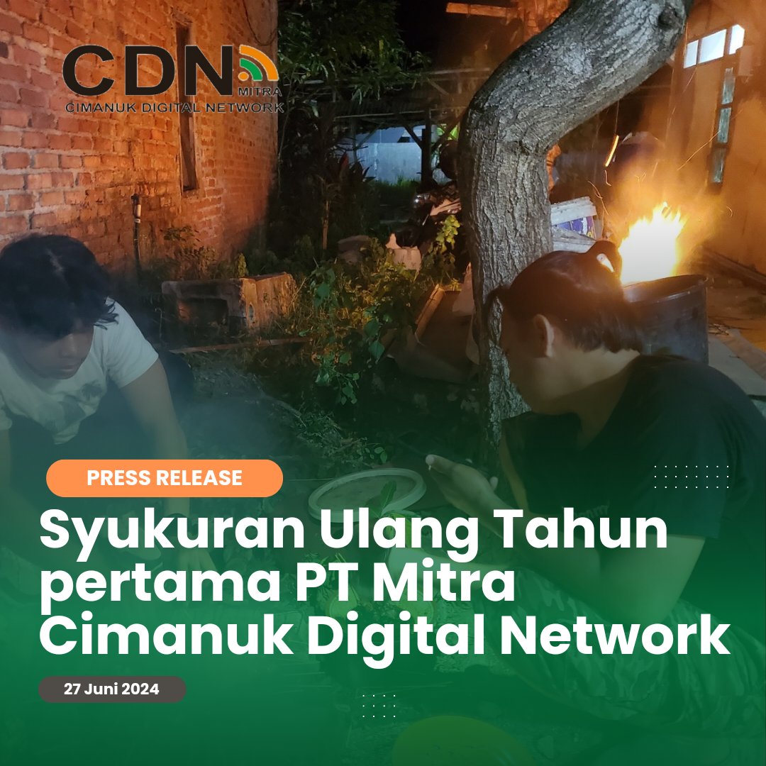 PT. Mitra Cimanuk Digital Network Merayakan Ulang Tahun Pertama dengan Syukuran dan Kebersamaan